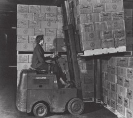 Historic forklift timeline image