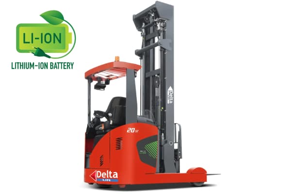 DeltaLift 1.5-2 Ton Lithium-Ion Battery Reach Truck