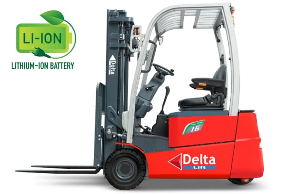 DeltaLift 1.5-2 Ton Three-Wheel Lithium-Ion Forklift